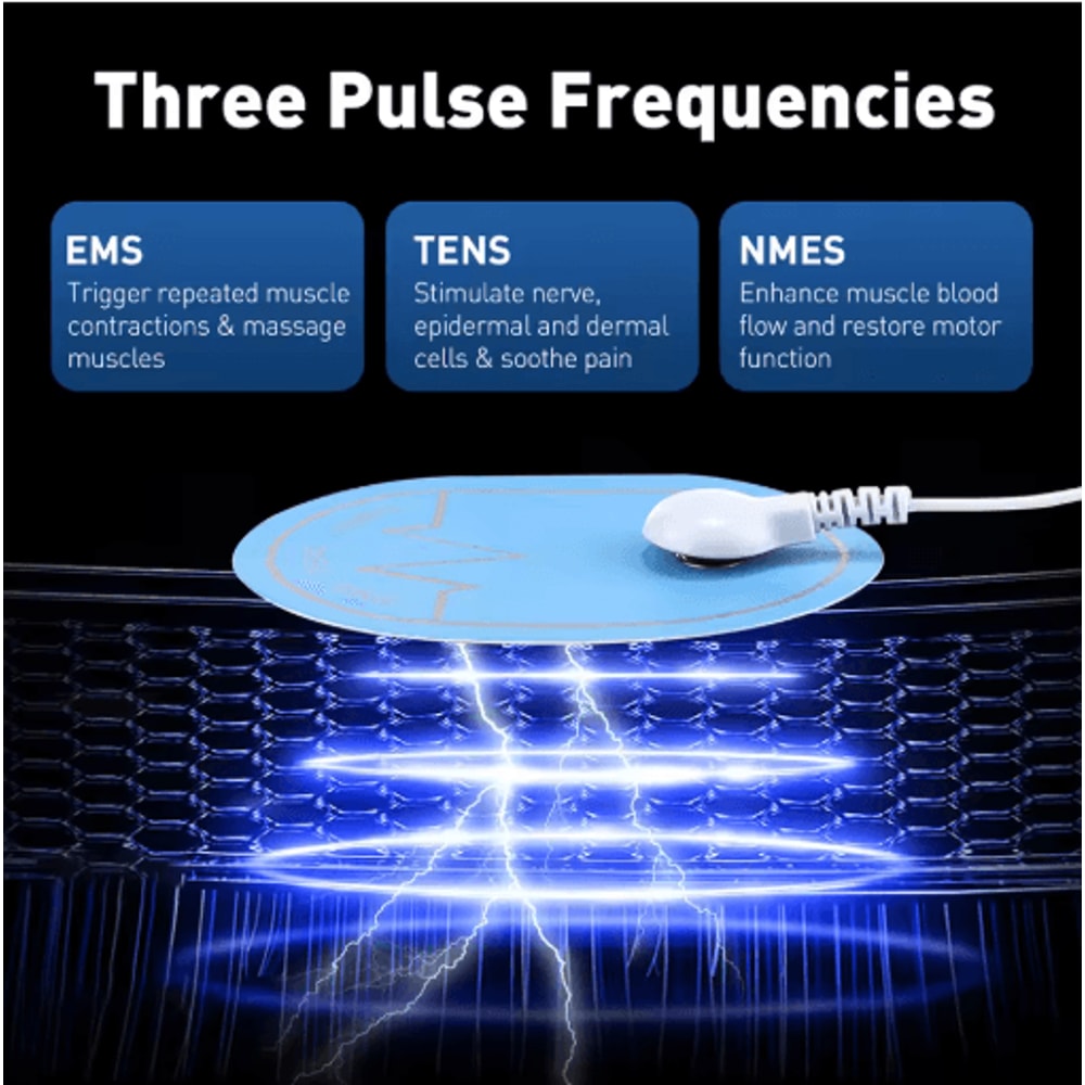 PulseFlex Pro EMS Electric Muscle Massager MultiMode TENS Device 8