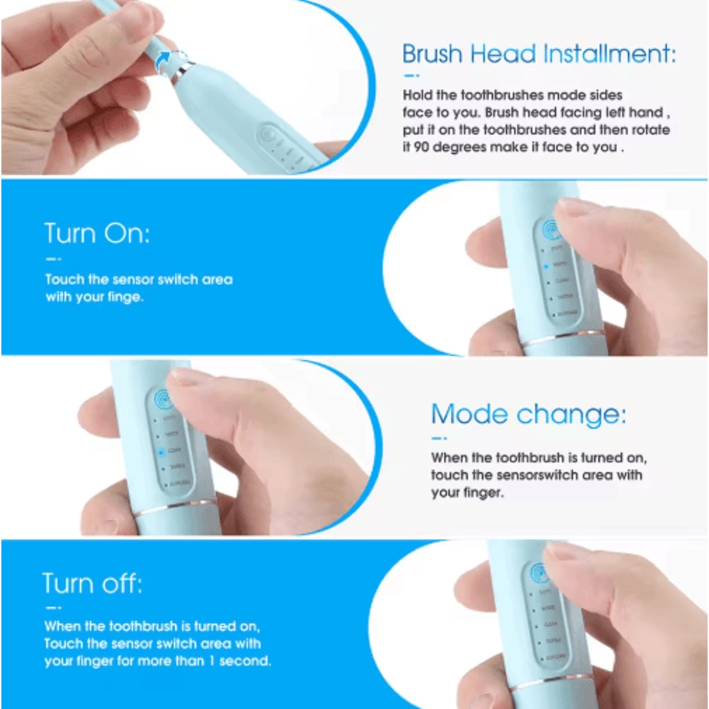 BrightClean Pro Electric Dental Calculus Remover Teeth Care Device 4