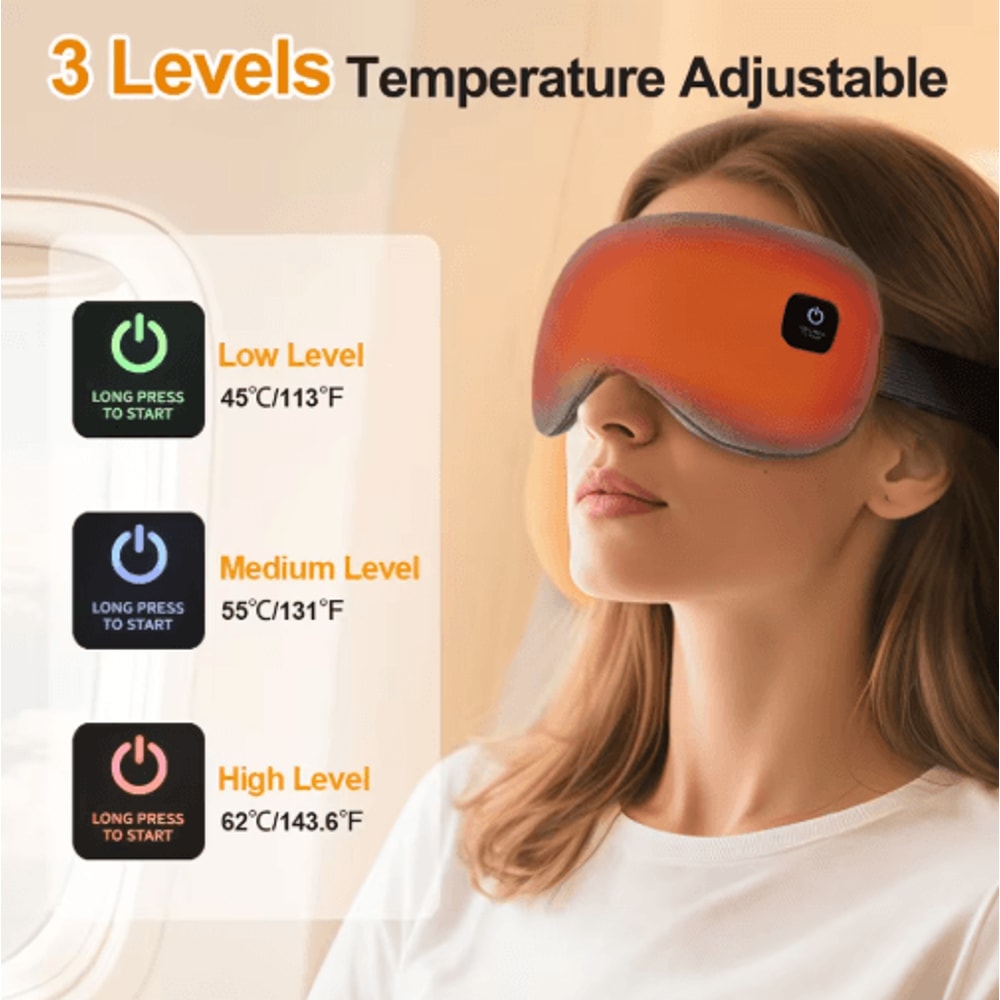 DreamEase Pro USB Heated Eye Mask With 3Mode Massage 8