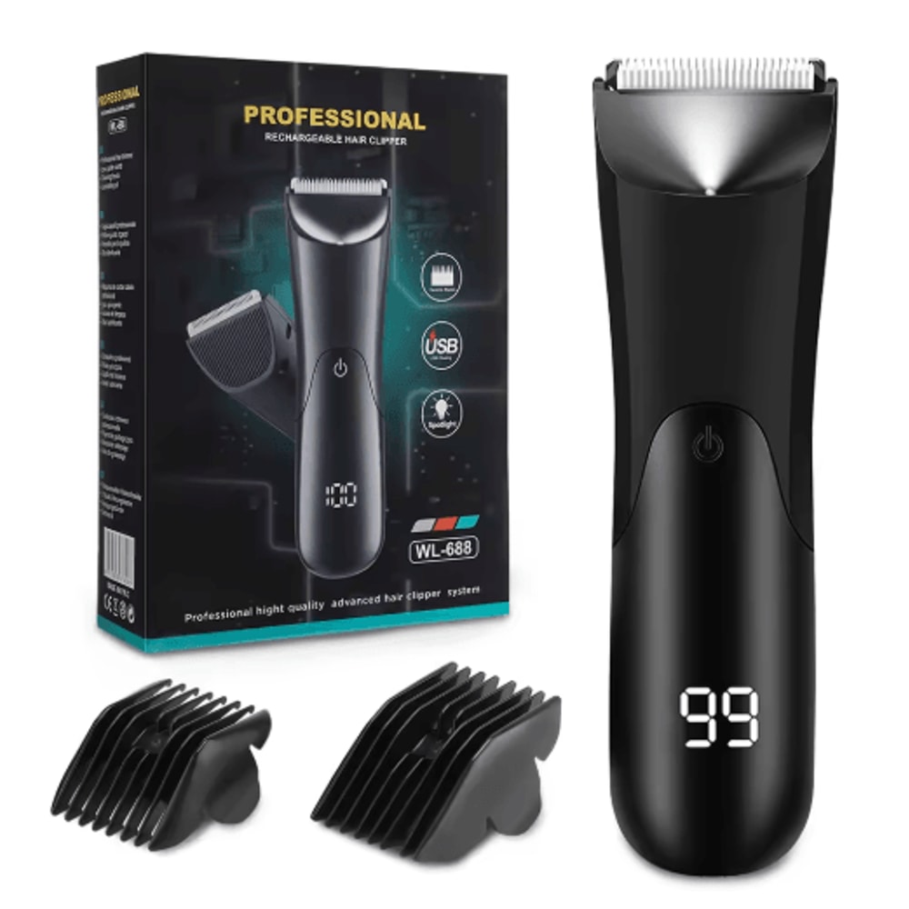 TrimGuard Pro Hair Cutting Machine Beard Trimmer With LED Light 0
