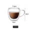 ThermoClear Double Wall Glass Coffee Cup HeatResistant Drinkware Set 9