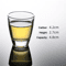 Chinese Style Mini Shot Glass Tumblers For Spirits Espresso 1