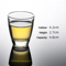 Chinese Style Mini Shot Glass Tumblers For Spirits Espresso 1