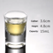 Chinese Style Mini Shot Glass Tumblers For Spirits Espresso 5