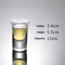 Chinese Style Mini Shot Glass Tumblers For Spirits Espresso 10