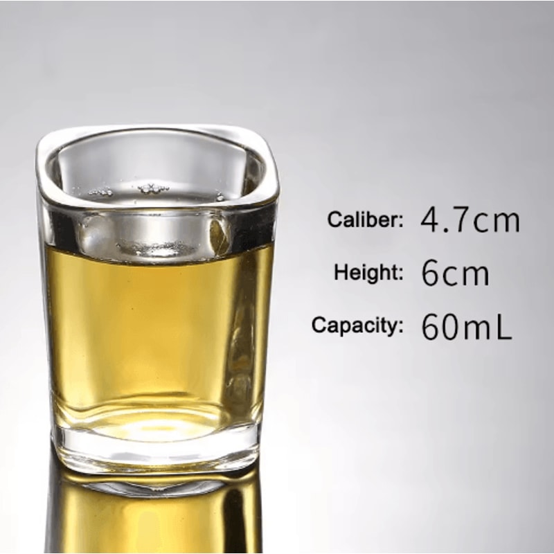 Chinese Style Mini Shot Glass Tumblers For Spirits Espresso 7
