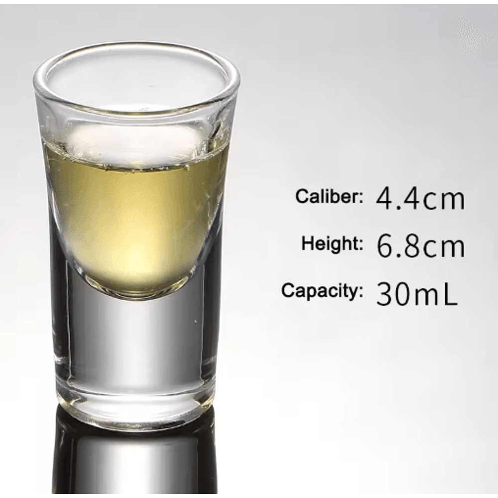 Chinese Style Mini Shot Glass Tumblers For Spirits Espresso 9