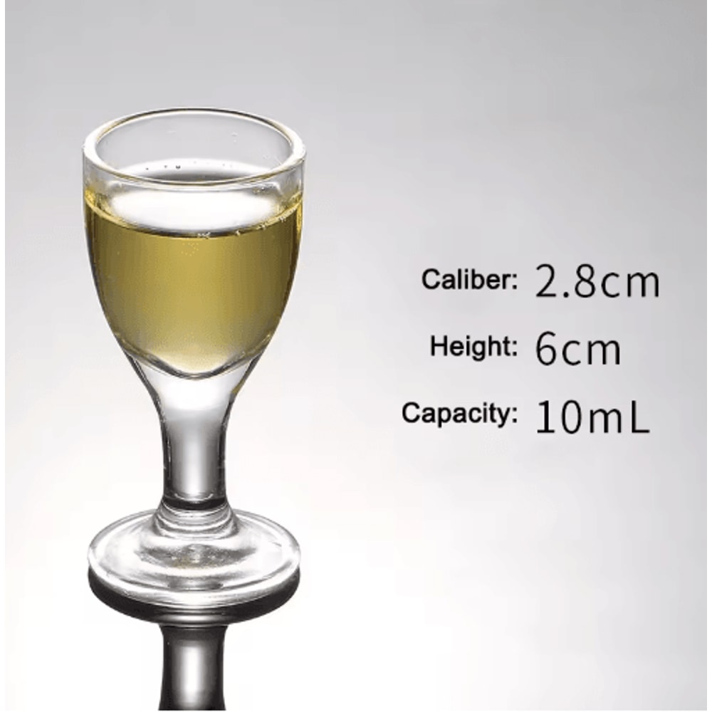 Chinese Style Mini Shot Glass Tumblers For Spirits Espresso 12