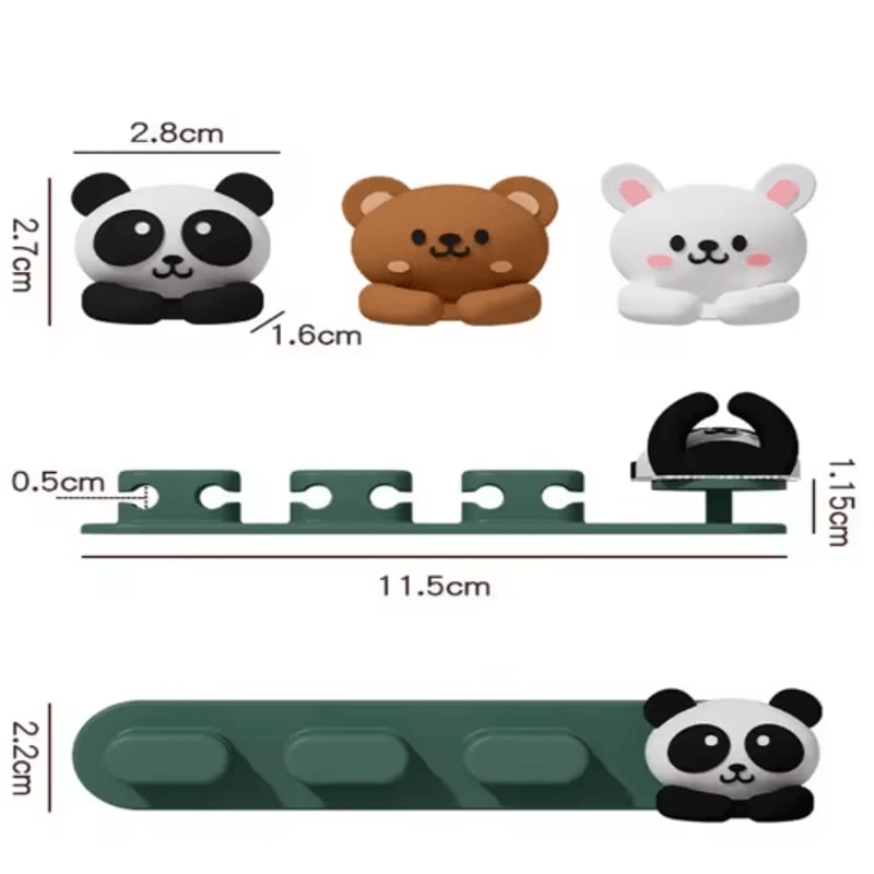Cute Desk Cable Holder Table Protector Organizer 8