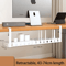 Extendable Steel Under Desk Cable Management Tray With Power Strip Holder 1