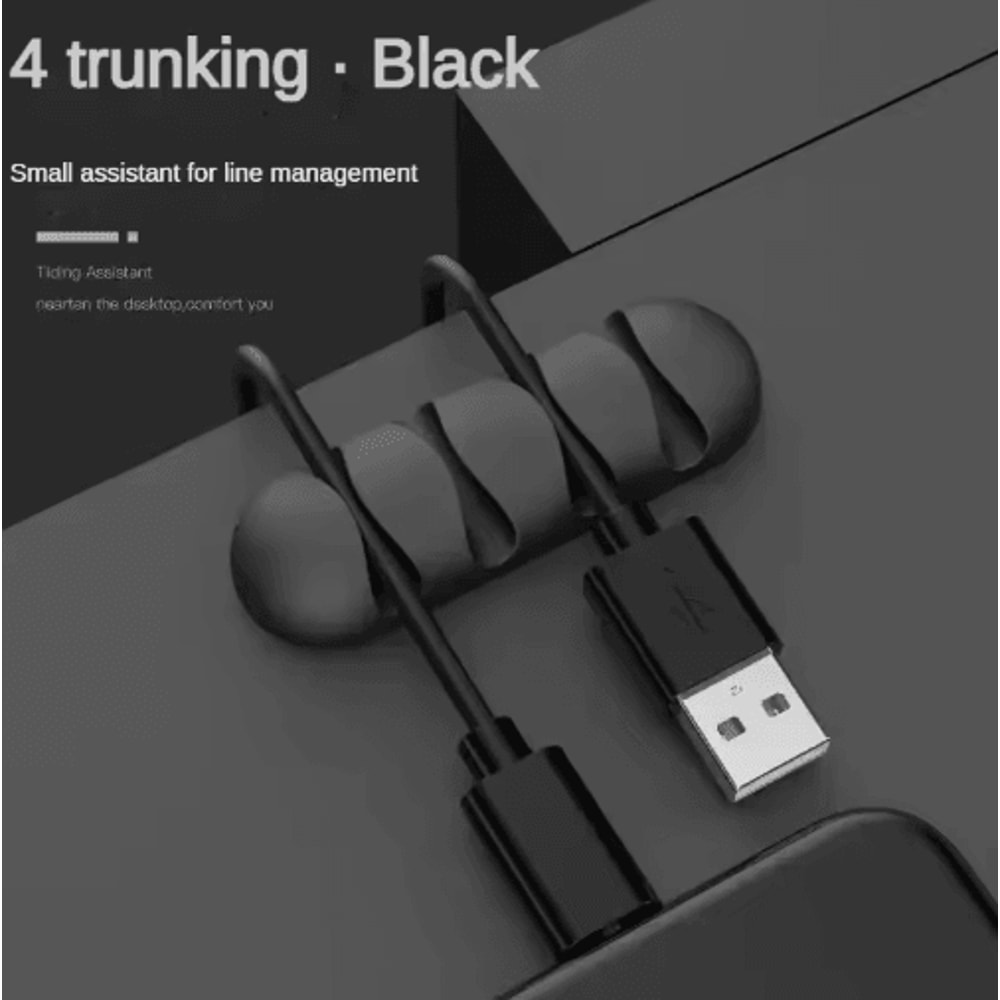 Smart Silicone Cable Holder Flexible Wire Winder Organizer 2