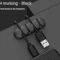 Smart Silicone Cable Holder Flexible Wire Winder Organizer 4