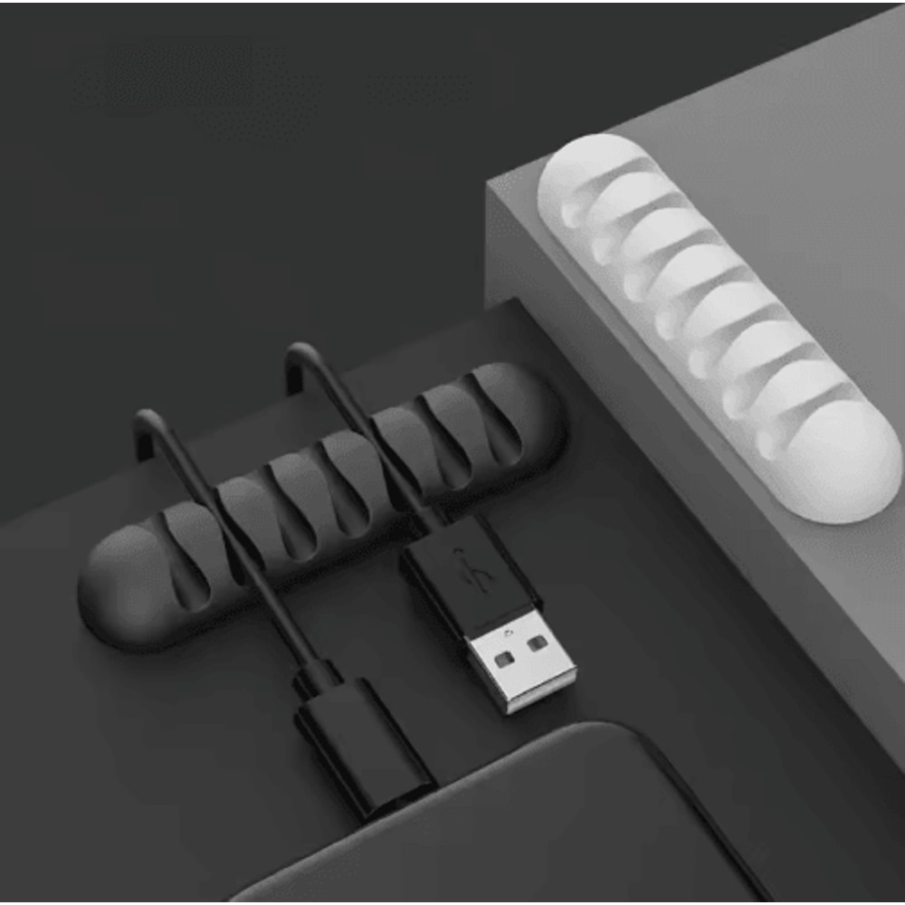 Smart Silicone Cable Holder Flexible Wire Winder Organizer 5