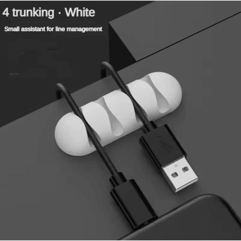 Smart Silicone Cable Holder Flexible Wire Winder Organizer 6