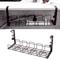 Metal Under Table Storage Rack Cable Management Tray For Home And Office 6