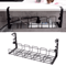 Metal Under Table Storage Rack Cable Management Tray For Home And Office 6