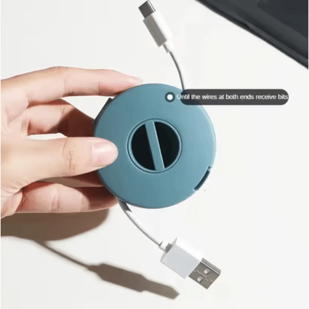 Transparent Retractable Charging Cord Organizer Storage Case 8