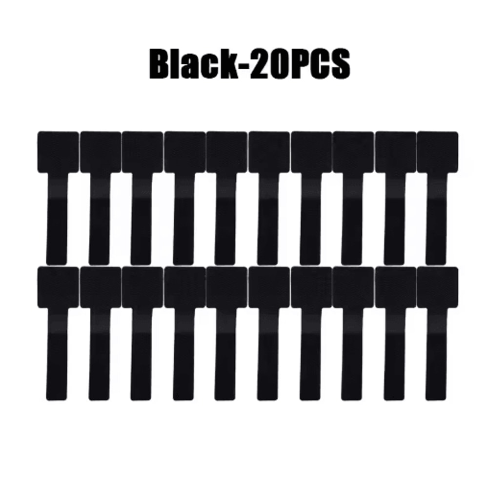 Reusable SelfAdhesive Cable Ties Adjustable Cord Organizer Straps 2