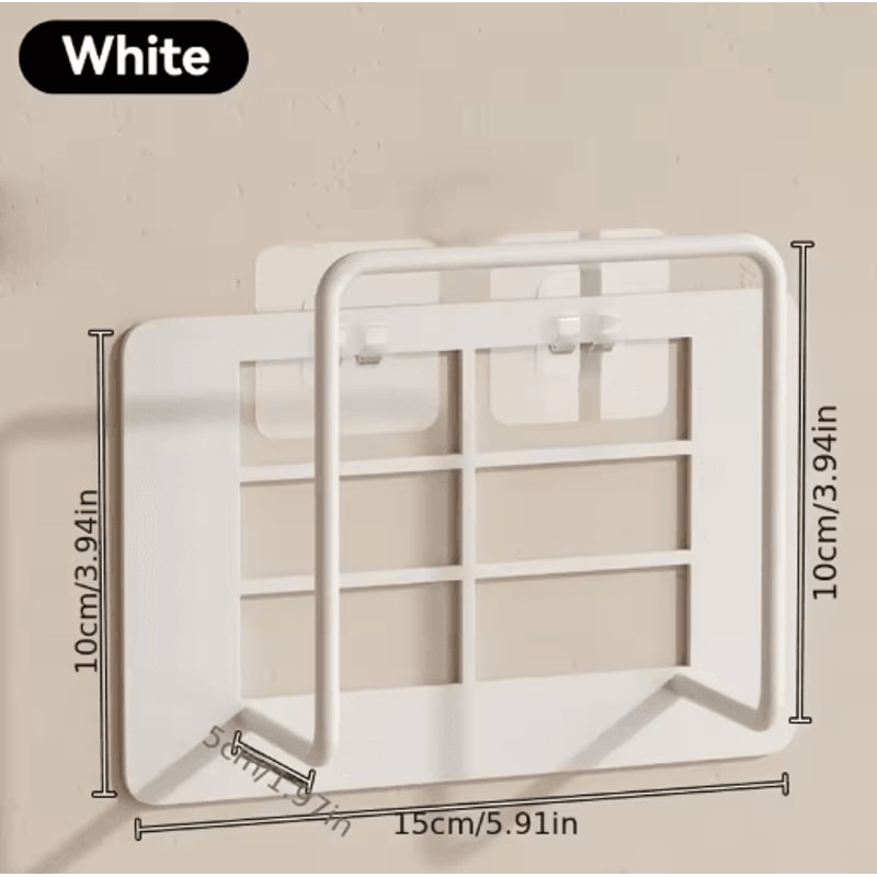 NonDrilling Wall Mounted Router Bracket Multifunctional Storage Rack 6