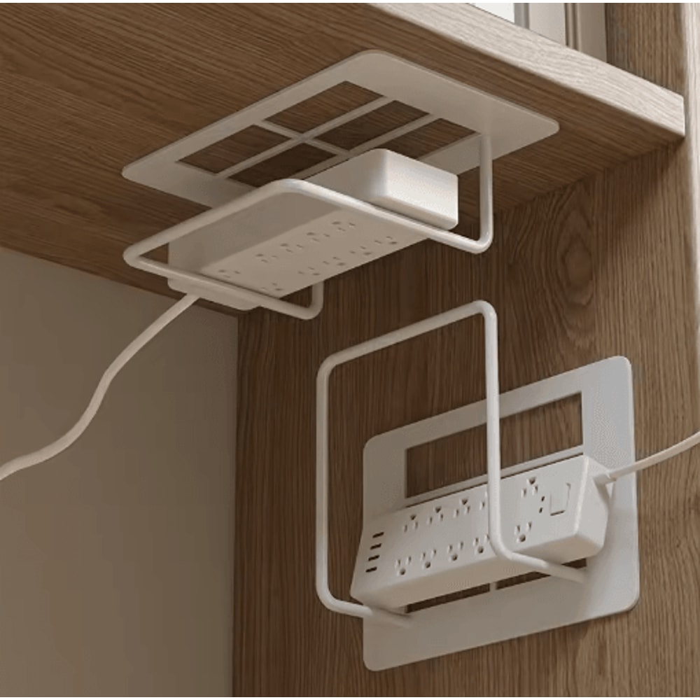 NonDrilling Wall Mounted Router Bracket Multifunctional Storage Rack 0