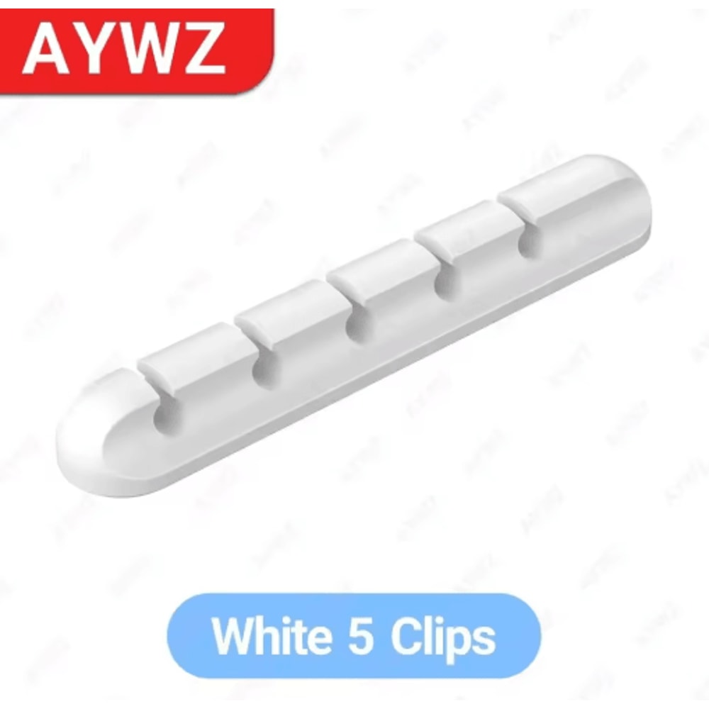 Adhesive Cable Holder Clips For Desktop Nightstand Cord Management 3