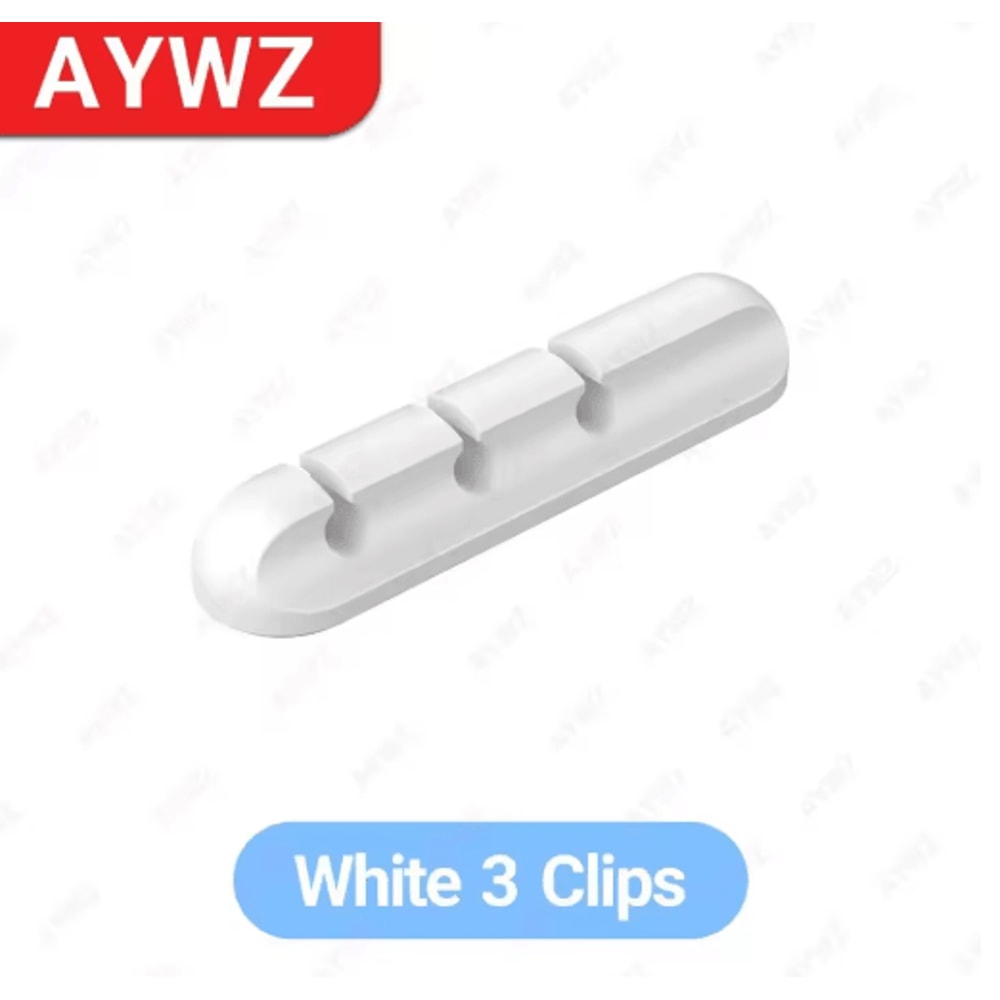 Adhesive Cable Holder Clips For Desktop Nightstand Cord Management 5