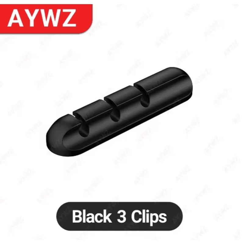 Adhesive Cable Holder Clips For Desktop Nightstand Cord Management 6