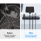Adhesive Cable Holder Clips For Desktop Nightstand Cord Management 7