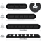 Adhesive Cable Holder Clips For Desktop Nightstand Cord Management 9