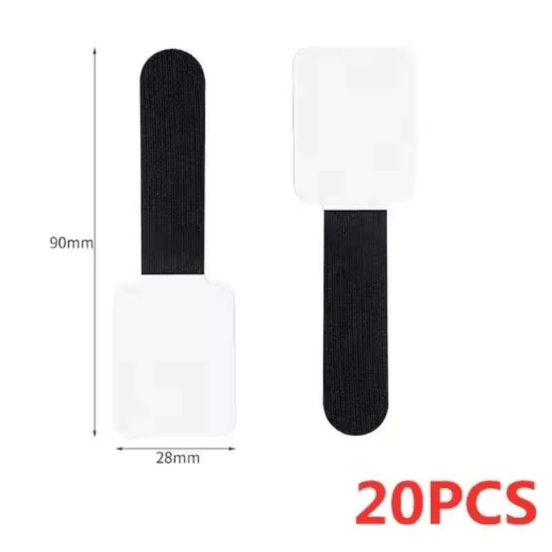 Reusable SelfAdhesive Cable Ties And Adjustable Cord Organizer Straps 1