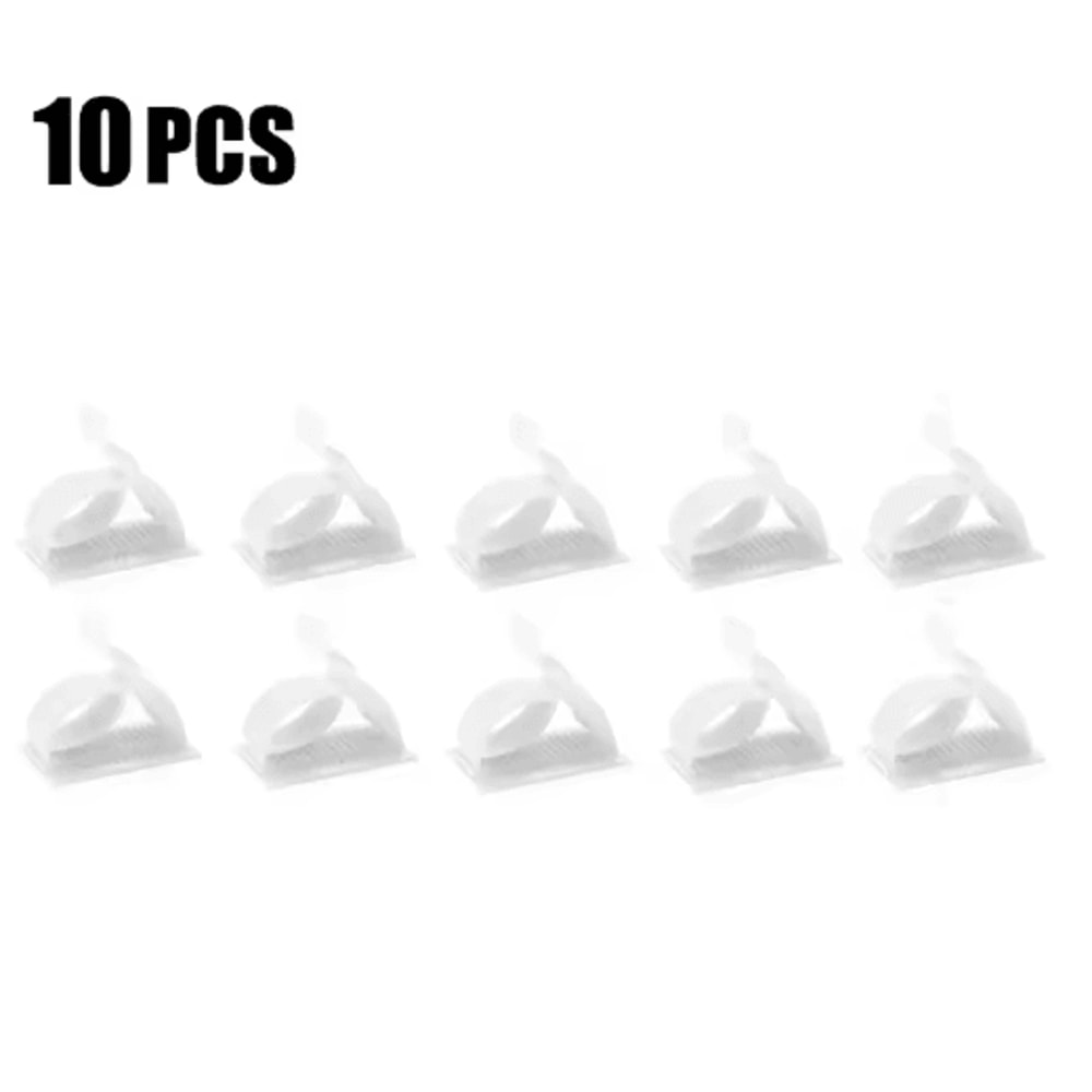 Universal Adjustable SelfAdhesive Cable Clips For Desk Home Office Car 6
