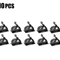 Universal Adjustable SelfAdhesive Cable Clips For Desk Home Office Car 7