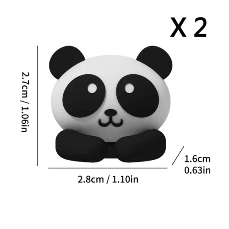 WORTHBUY Cute Desktop Cable Managers SelfAdhesive USB Cord Clips 5