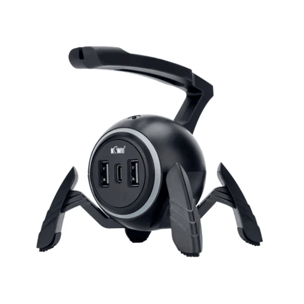 RGB Mouse Cord Holder With USB TypeC Ports AntiWinding Gaming Mouse Bungee 1