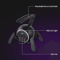RGB Mouse Cord Holder With USB TypeC Ports AntiWinding Gaming Mouse Bungee 2
