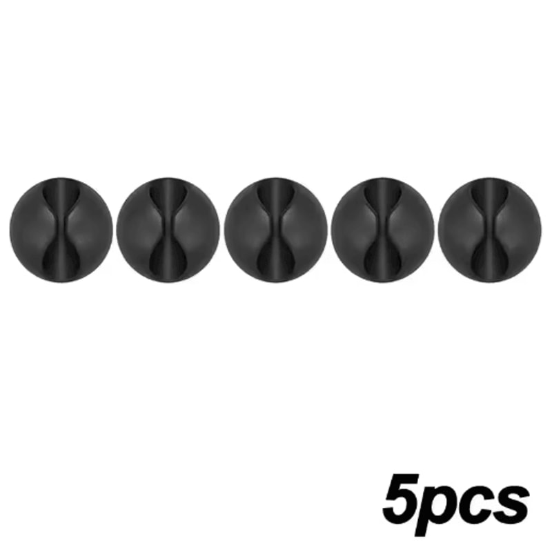 Silicone SelfAdhesive Cable Clips Phone Cord Holder Organizer 14