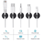 Silicone SelfAdhesive Cable Clips Phone Cord Holder Organizer 18