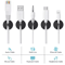 Silicone SelfAdhesive Cable Clips Phone Cord Holder Organizer 18