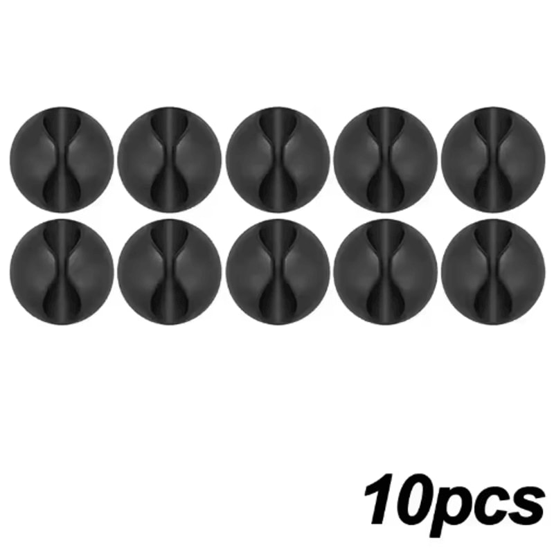 Silicone SelfAdhesive Cable Clips Phone Cord Holder Organizer 3