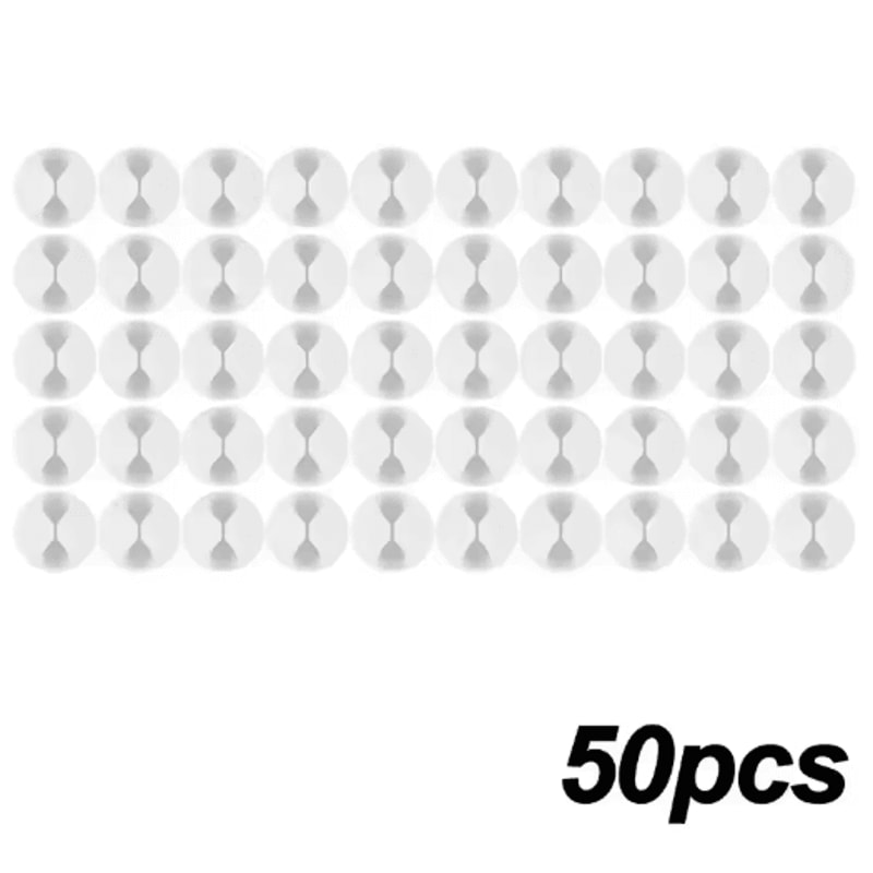 Silicone SelfAdhesive Cable Clips Phone Cord Holder Organizer 5