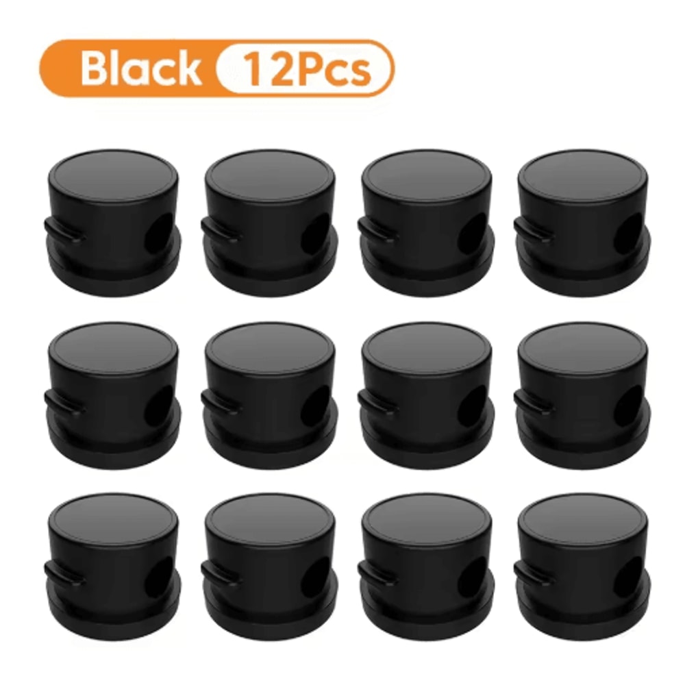 360 Rotating Magnetic Cable Clip Organizer With Adhesive Base 2