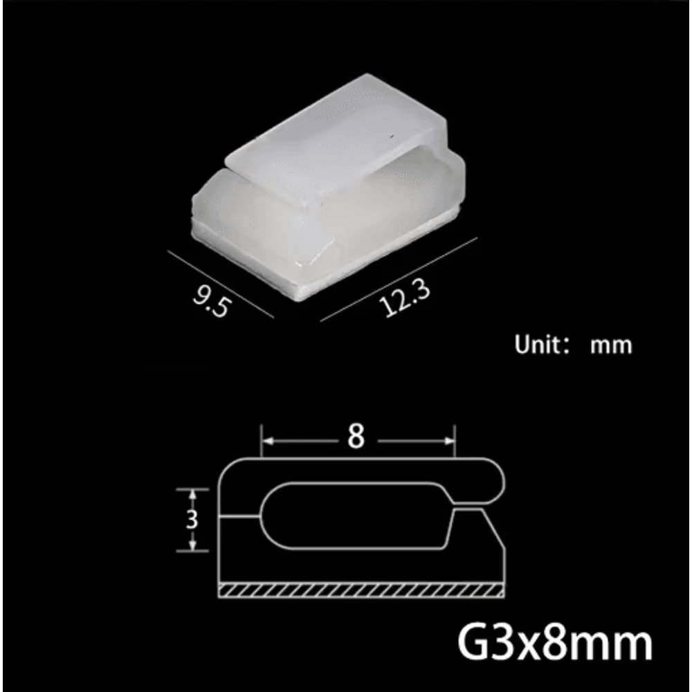 10 Pcs Charger Cable Organizer USB Winder Desktop Tidy Clips Management Wire Holder For Mouse Headp 11