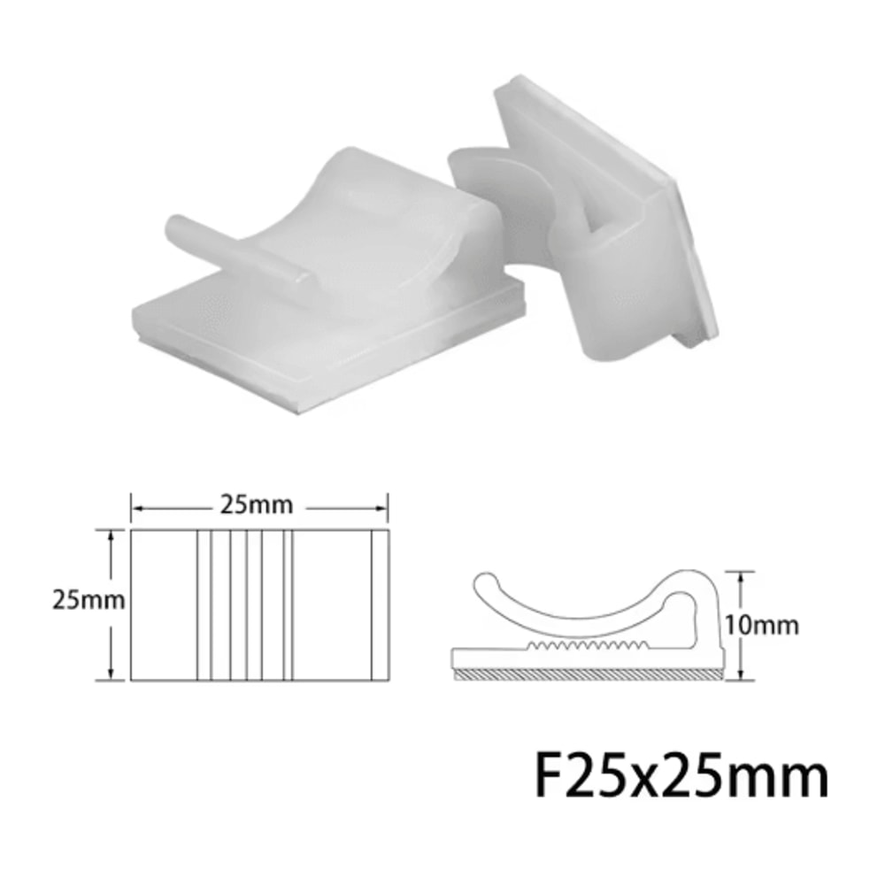 10 Pcs Charger Cable Organizer USB Winder Desktop Tidy Clips Management Wire Holder For Mouse Headp 12