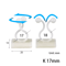 10 Pcs Charger Cable Organizer USB Winder Desktop Tidy Clips Management Wire Holder For Mouse Headp 2