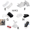 10 Pcs Charger Cable Organizer USB Winder Desktop Tidy Clips Management Wire Holder For Mouse Headp 20