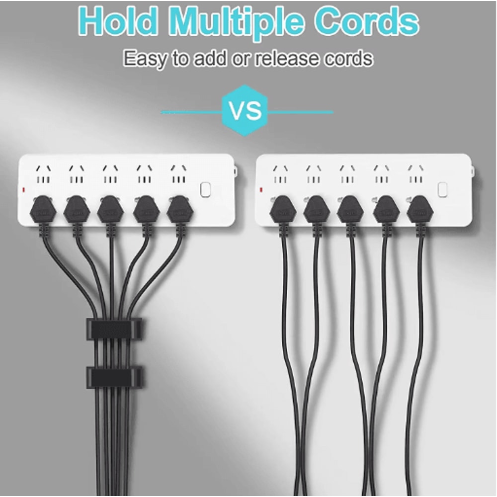 Self Adhesive Wire Organizer Cable Holder Clips For Desktop And PC Setup 0