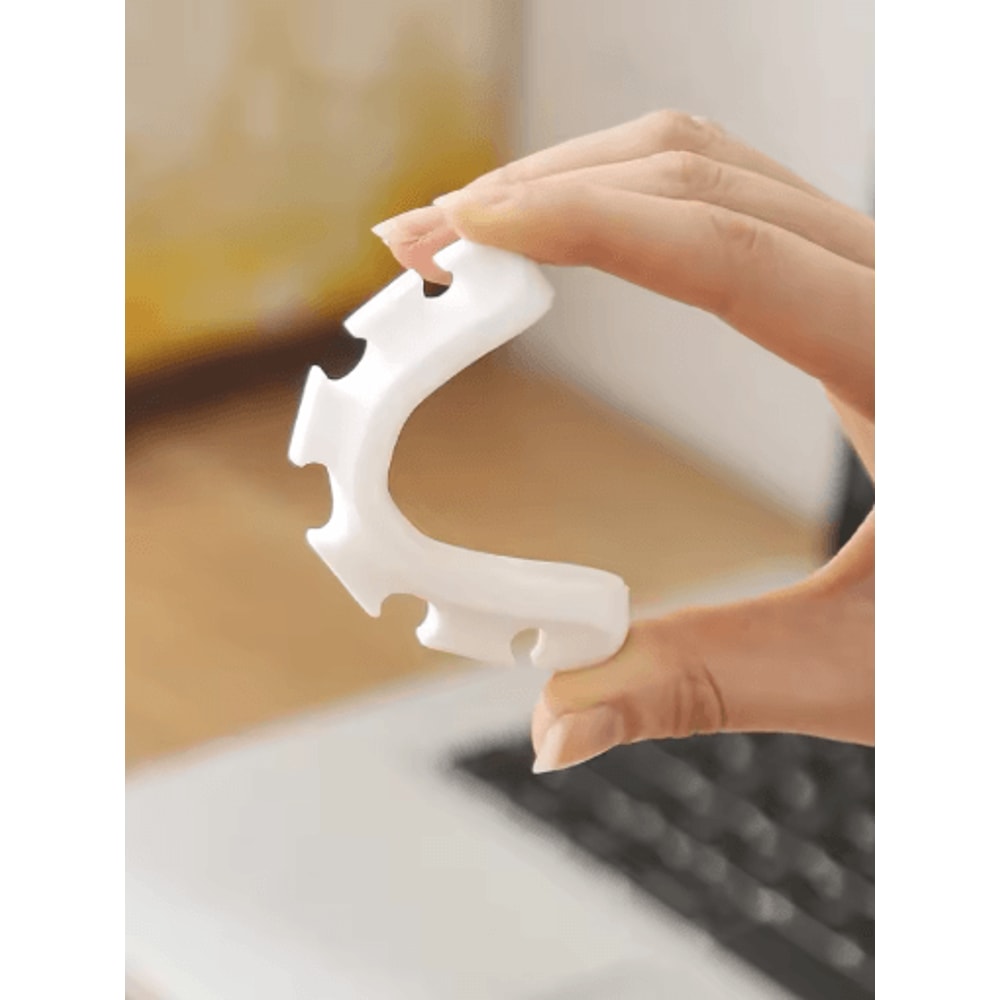 Silicone Self Adhesive Cable Holder Clips And USB Cable Winder For Desk Setup 7