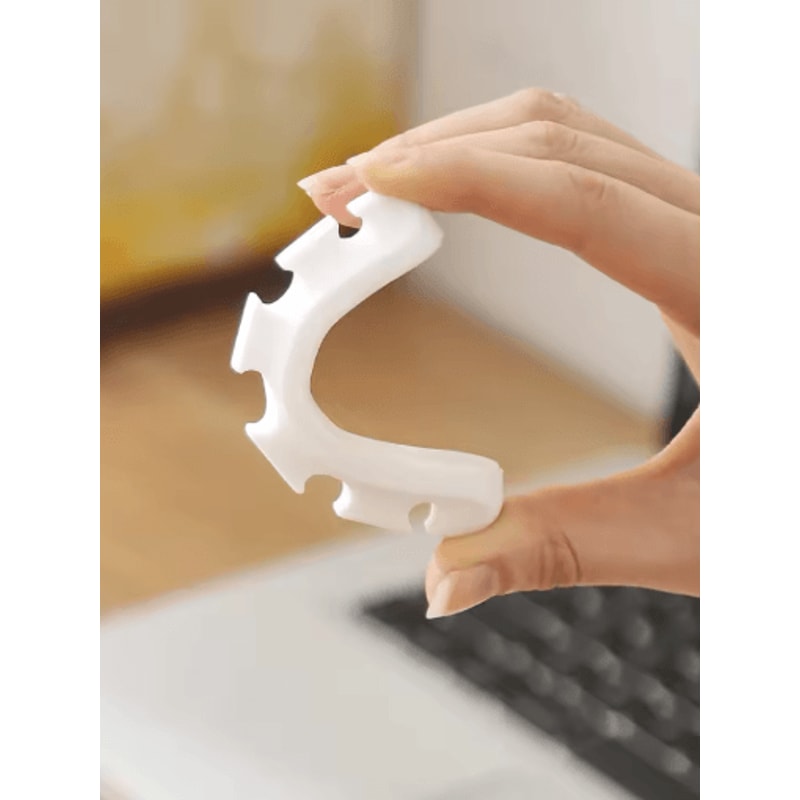 Silicone Self Adhesive Cable Holder Clips And USB Cable Winder For Desk Setup 7