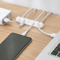 Silicone Self Adhesive Cable Holder Clips And USB Cable Winder For Desk Setup 8