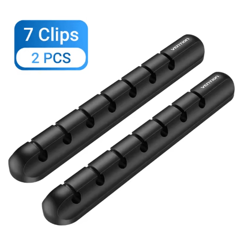 Vention Silicone Cable Organizer Plug Box With USB Cable Winder 1